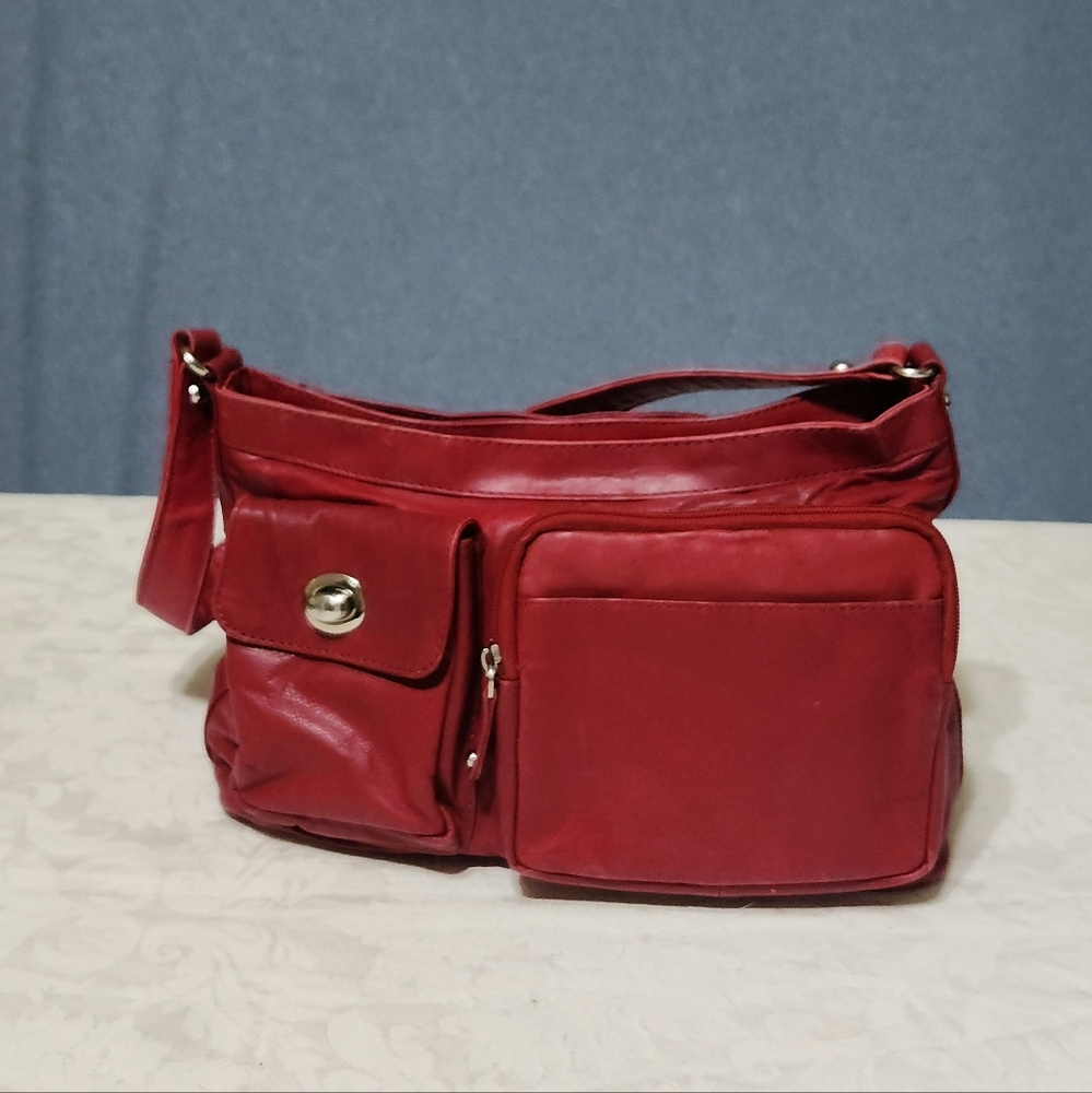 Great American Leather Works leather shoulder bag
